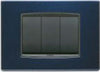 VIMAR---1-PLACCA-EIKON-CLASSICA-3-MODULI-IN-METALLO-COLORE-BLU-TOLEDO-METAL-20653.06