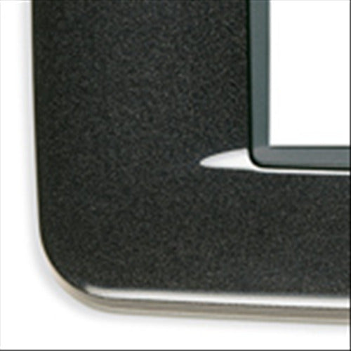 VIMAR---1-PLACCA-EIKON-ROUND-4MODULI-IN-METALLO-COLORE-ANTRACITE-MATT-20684.12