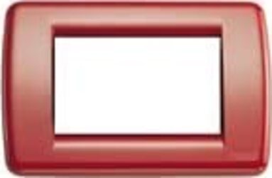 VIMAR---1-PLACCA-IDEA-RONDO'-3-MODULI-IN-METALLO-COLORE-ROSSO-16733.04