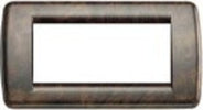 VIMAR---1-PLACCA-IDEA-RONDO'-4-MODULI-IN-METALLO-COLORE-RADICA-DI-NOCE-16754.41