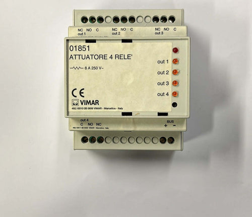 VIMAR---ATTUATORE-CON-4-USCITE-RELÈ