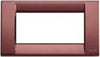 Vimar---Placca-classic-4-moduli-in-metallo-Serie-Idea-colore-bordeaux-metallizzato-16734.25
