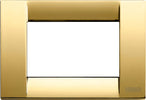 Vimar---Placca-Classica-3-moduli-in-metallo-Serie-Idea-colore-oro-lucido-16733.32