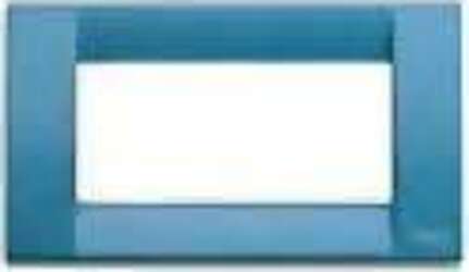Vimar---Placca-classica-4-moduli-in-metallo-Serie-Idea-colore-Turchese-16734.06