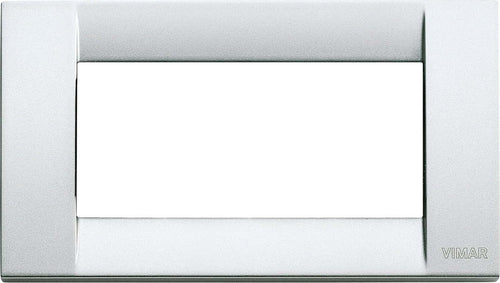 Vimar---Placca-Classica-4M-argento-metallizzato