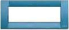 Vimar---Placca-classica-6-moduli-in-metallo-Serie-Idea-colore-turchese-16736.06