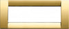 Vimar---Placca-Classica-6-Moduli-Serie-Idea-in-Metallo-colore-Oro-Lucido-16736.32