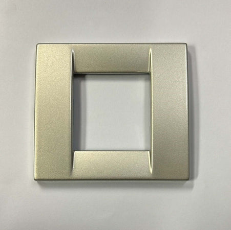 VIMAR---PLACCA-IDEA-1/2-MODULO-ARGENTO-METALLIZZATO***