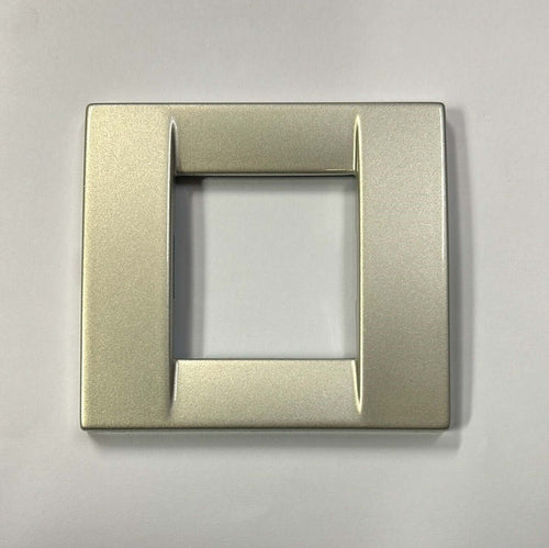 VIMAR---PLACCA-IDEA-1/2-MODULO-ARGENTO-METALLIZZATO***