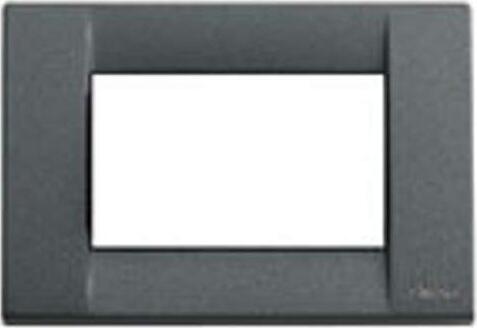 VIMAR---PLACCA-IDEA-3-MODULI-METALLO-ARDESIA-ART.-16733.46