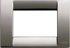 VIMAR---PLACCA-IDEA-3-MODULI-METALLO-CROMO-NERO-ART.-16733.31