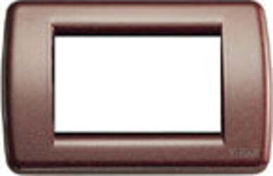 Vimar---Placca-Idea-Rondò-3-moduli-in-metallo-colore-bordeaux-metallizzato-16753.25