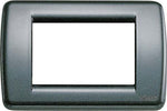 VIMAR---PLACCA-IDEA-RONDO'-3-MODULI-IN-METALLO-ANTRACITE-16753.23