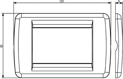VIMAR---PLACCA-IDEA-RONDO'-3-MODULI-METALLO-BIANCO-16753.01