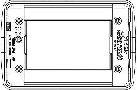 VIMAR---PLACCA-IDEA-RONDO'-3-MODULI-METALLO-BIANCO-16753.01