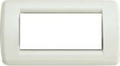 VIMAR---PLACCA-IDEA-RONDO'-4-MODULI-METALLO-AVORIO-16754.10