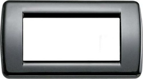 VIMAR---PLACCA-IDEA-RONDO'-4-MODULI-METALLO-NERO-16754.11