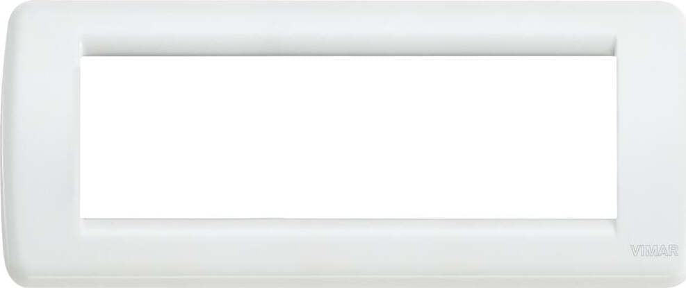 VIMAR---PLACCA-IDEA-RONDO'-6-MODULI-METALLO-COLORE-BIANCO-16756.01