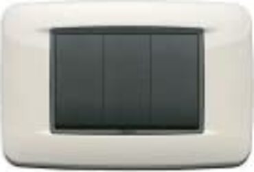 Vimar---Placca-Round-3-moduli-in-metallo-Serie-Eikon-colore-Grigio-Airone-20683.03