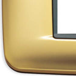 Vimar---Placca-Round-7-moduli-Serie-Eikon-in-metallo-colore-Oro-Satinato-20687.21