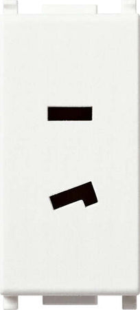 Vimar---Presa-polarizzata-2P-6A-24V-SELV-Serie-Plana-colore-bianco-14332