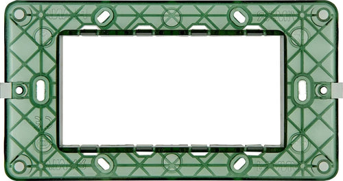 VIMAR---SERIE-PLANA-SUPPORTO-4-MODULI-PER-SCATOLE