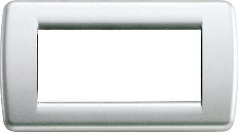 VIMAR-PLACCA-IDEA-RONDO'-4M-ARGENTO