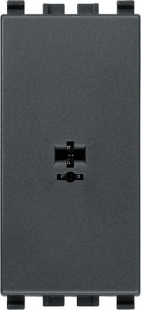 VIMAR-SERIE-EIKON-PRESA-2P-PUNTO-LINEA-A-SALDARE-GRIGIO