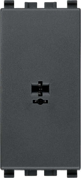 VIMAR-SERIE-EIKON-PRESA-2P-PUNTO-LINEA-A-SALDARE-GRIGIO