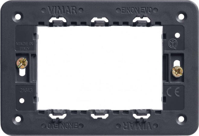 VIMAR-SERIE-EIKON-SOPPORTO-3MOD-PER-SCATOLE-3-MODULI