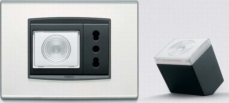 VIMAR-SERIE-EIKON-TORCIA-ELETTRICA-PORTATILE-230V-GRIGIO