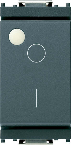 VIMAR-SERIE-IDEA-INTERRUTTORE-2P-16-AX-250-V,CON-INDICATORE-LUMINESCENTE,GRIGIO