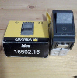 VIMAR-SERIE-IDEA-INTERRUTTORE-AUTOMATICO-MAGNETOTERMICO-CON-1-POLO-PROTETTO-C16-230V-POTERE-DI-INTERRUZIONE-3000A-1MODULO-GRIGIO-16502.16