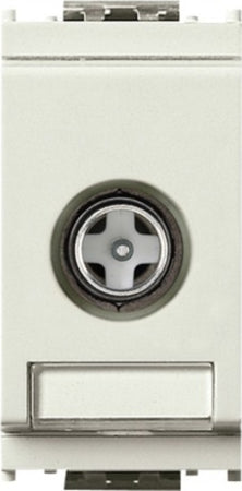 VIMAR-SERIE-IDEA-PRESA-COASSIALE-DERIVATA-CON-CONNETTORE-MASCHIO-IEC-169-2-ATTUAZIONE-DI-DERIVAZIONE-1-DB-BIANCO