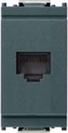 VIMAR-SERIE-IDEA-PRESA-DI-CONNETTORE-RJ45-8-CONTATTI-MORSETTI-A-VITE-GRIGIO