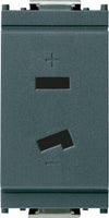 VIMAR-SERIE-IDEA-PRESA-POLARIZZATA-PER-SPIA-01099-2P-6-A-24V-GRIGIO