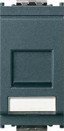 VIMAR-SERIE-IDEA-PRESA-RJ45-NON-SCHERMATA-8-CONTATTI-MORSETTI-AD-INCISIONE-GRIGIO