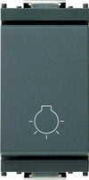 VIMAR-SERIE-IDEA-PULSANTE-1P-NO-10A-250VSIMBOLO-LUCE-GRIGIO