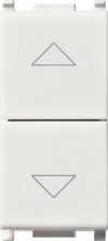 VIMAR-SERIE-PLANA-COMMUTATORE-2P-10AX-A-DUE-TASTI-BIANCO