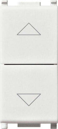 VIMAR-SERIE-PLANA-COMMUTATORE-2P-10AX-A-DUE-TASTI-BIANCO