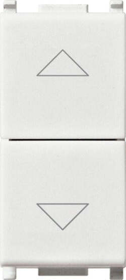 VIMAR-SERIE-PLANA-COMMUTATORE-2P-10AX-A-DUE-TASTI-BIANCO