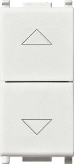 VIMAR-SERIE-PLANA-DUE-PULSANTI-INTERBL.-1P-NO+NO-10A-BIANCO