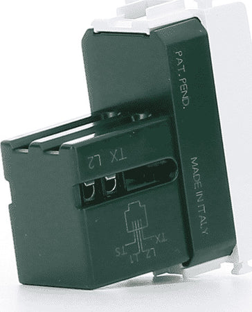 VIMAR-SERIE-PLANA-PRESA-RJ11-6/4-BIANCO