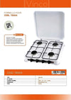 Vinco-76004-Fornello-A-Gas-4-Fuochi