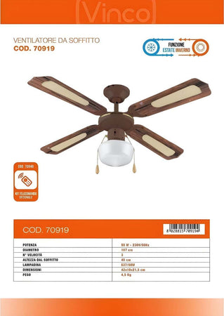 Vinco-Ventilatore-Soffitto-107CM-55W-BROWN-COD.70919