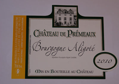 VINO ALIGOTE 2018 vin de bourgone biologique 75cl bianco cépage Chardonney 100% ( vitigno Chardonney))