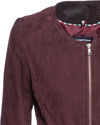 Viola---Giacca-Donna-Bordeaux-in-vera-pelle-Camoscio