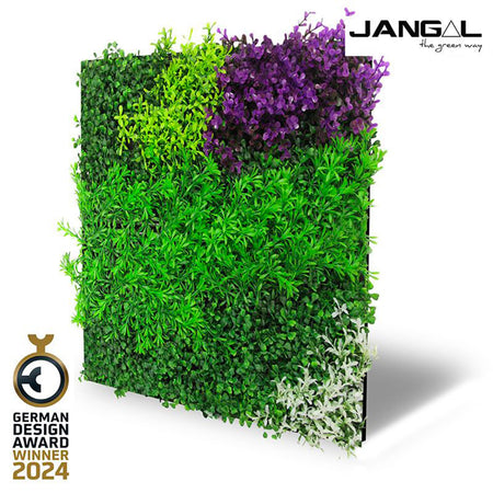JANGAL Pannelli acustici Modulabili in FLORA sintetica ULTRAREALISTICA 52x52cm mod. VIOLET - Eternal Parquet