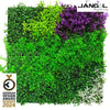 JANGAL Pannelli acustici Modulabili in FLORA sintetica ULTRAREALISTICA 52x52cm mod. VIOLET - Eternal Parquet