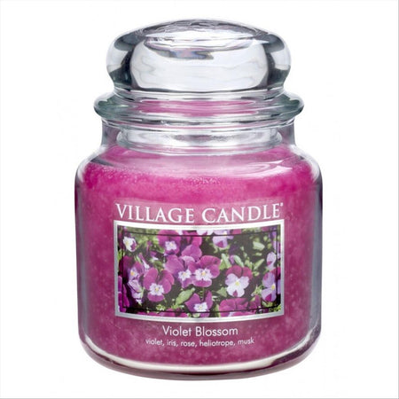 Candele profumate "Village Candle" profumatore per ambienti 16 once, Giara in vetro 450 gr